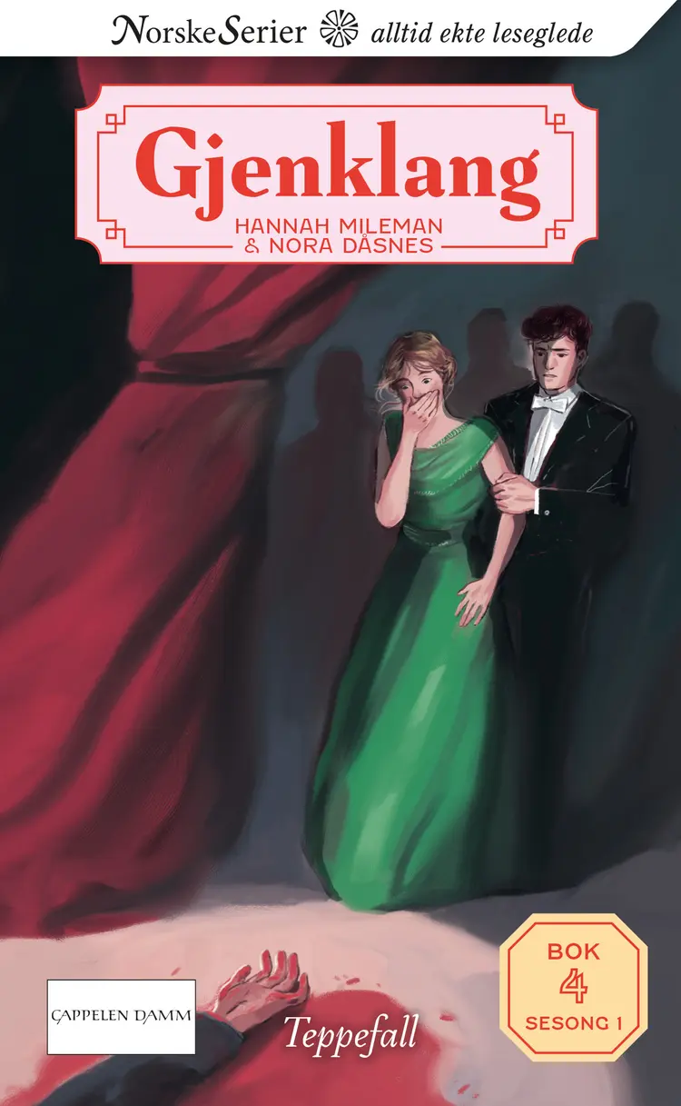 Omslag Teppefall av Hannah Mileman og Nora Dåsnes (Ebok)