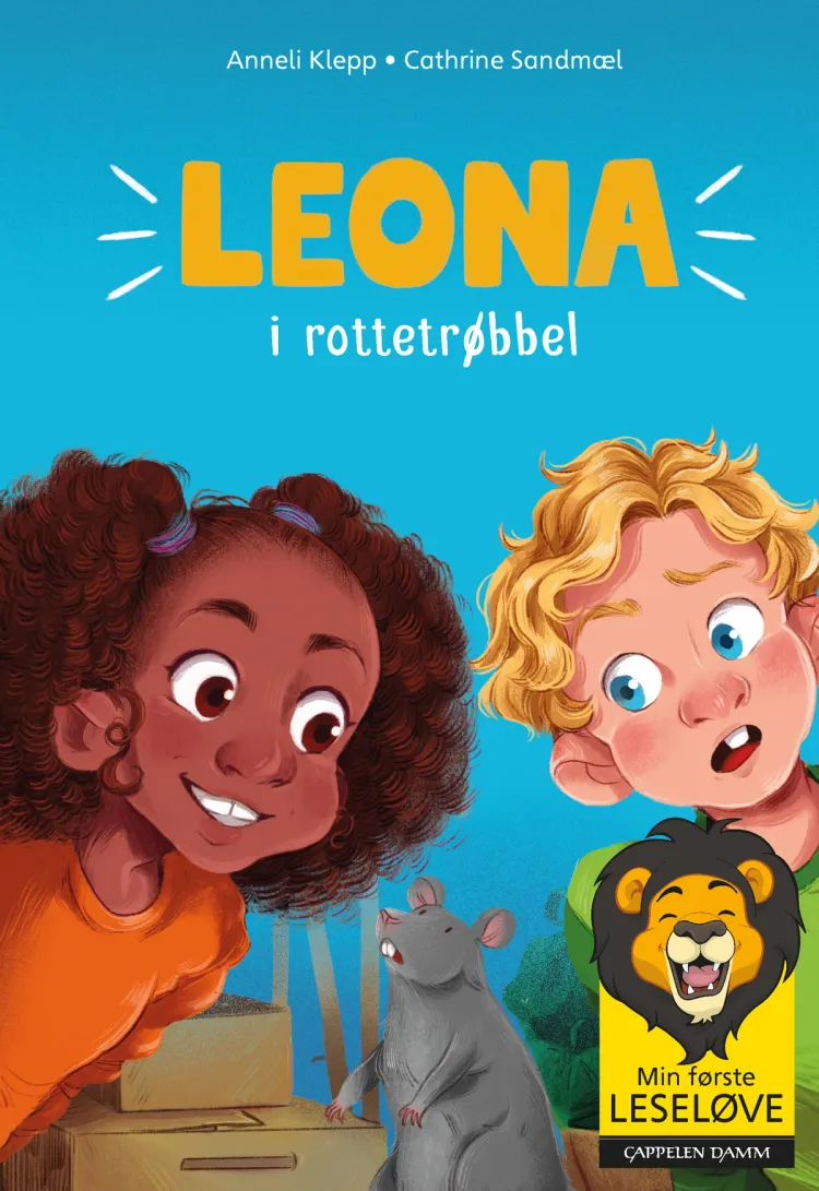 Omslag Min første leseløve - Leona 1: Leona i rottetrøbbel av Anneli Klepp (Ebok)