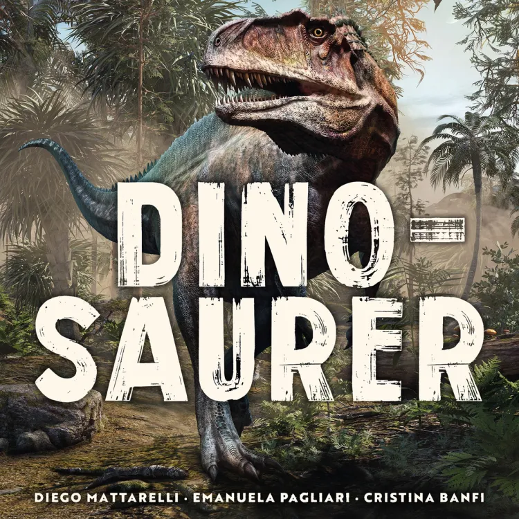 Omslag Dinosaurer av Cristina Banfi, Diego Mattarelli og Emanuela Pagliari (Lydbok)