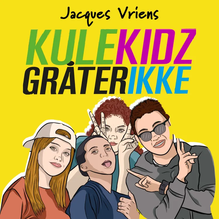Omslag Kule kidz gråter ikke av Jacques Vriens (Lydbok)