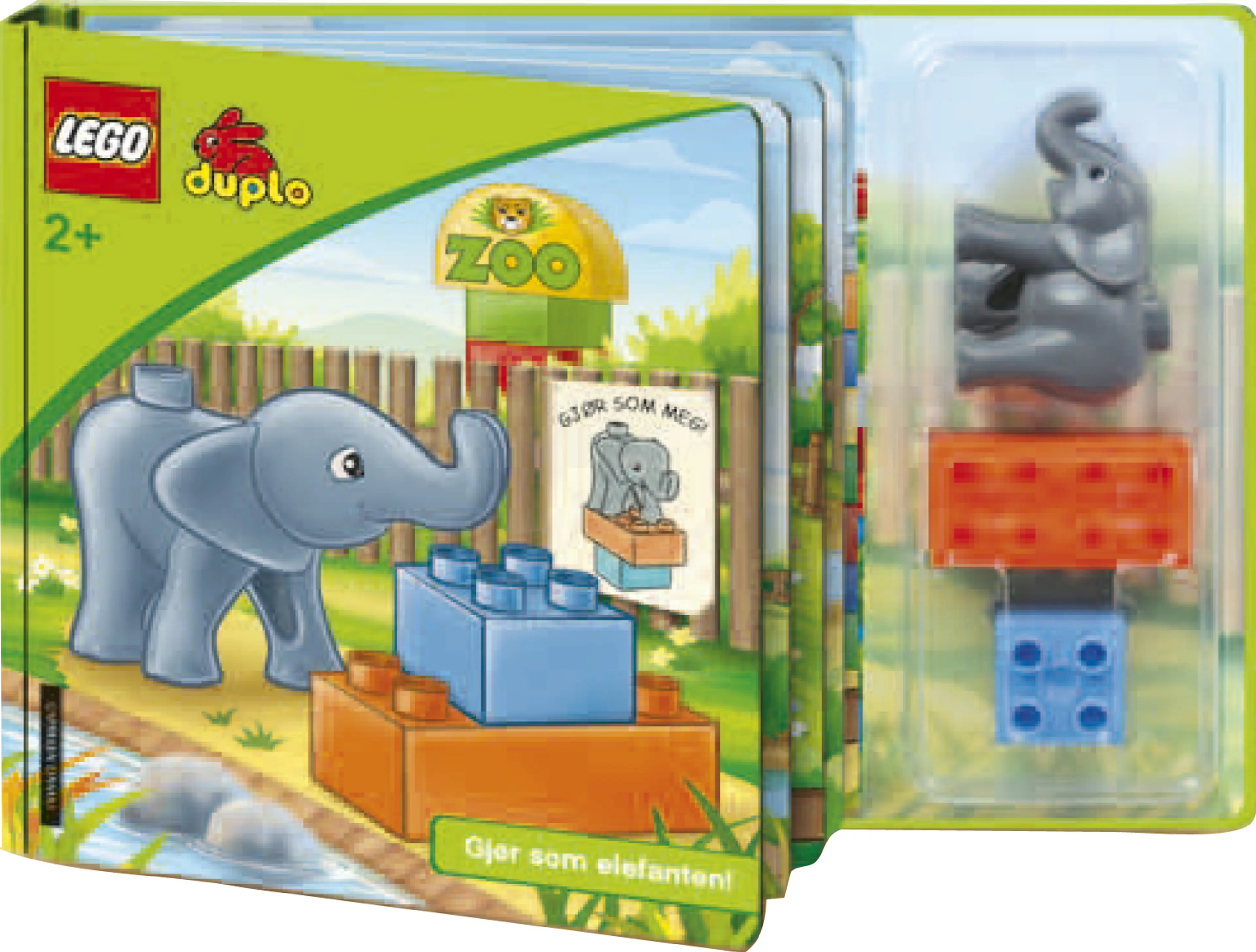 Omslag LEGO® DUPLO® Gjør som elefanten! (Innbundet)