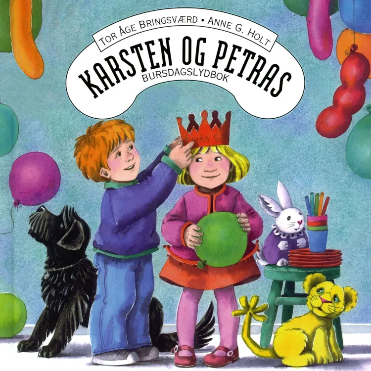 Omslag Karsten og Petras bursdagslydbok av Tor Åge Bringsværd (Lydbok)