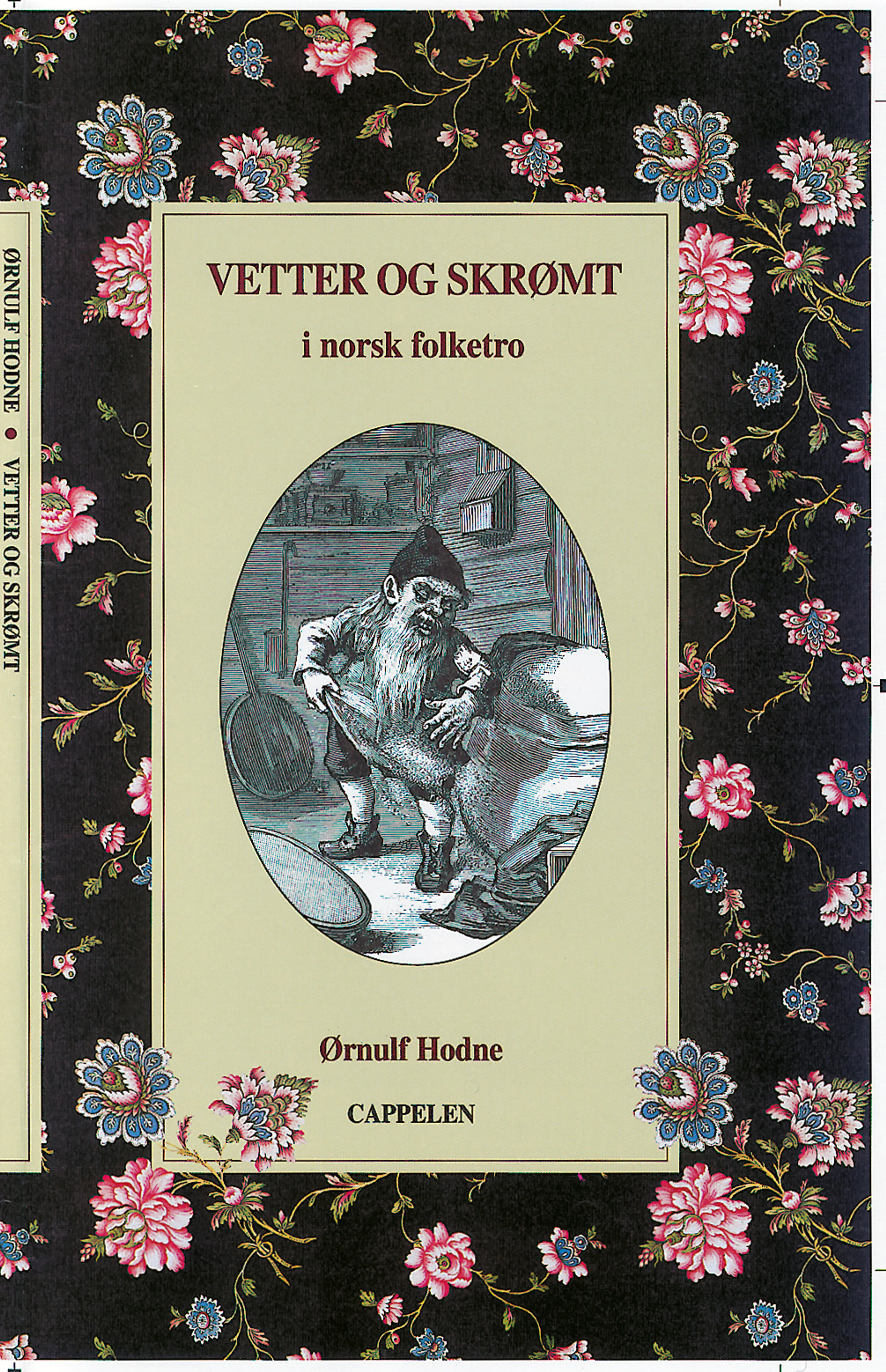 Omslag Vetter og skrømt i norsk folketro av Ørnulf Hodne (Innbundet)