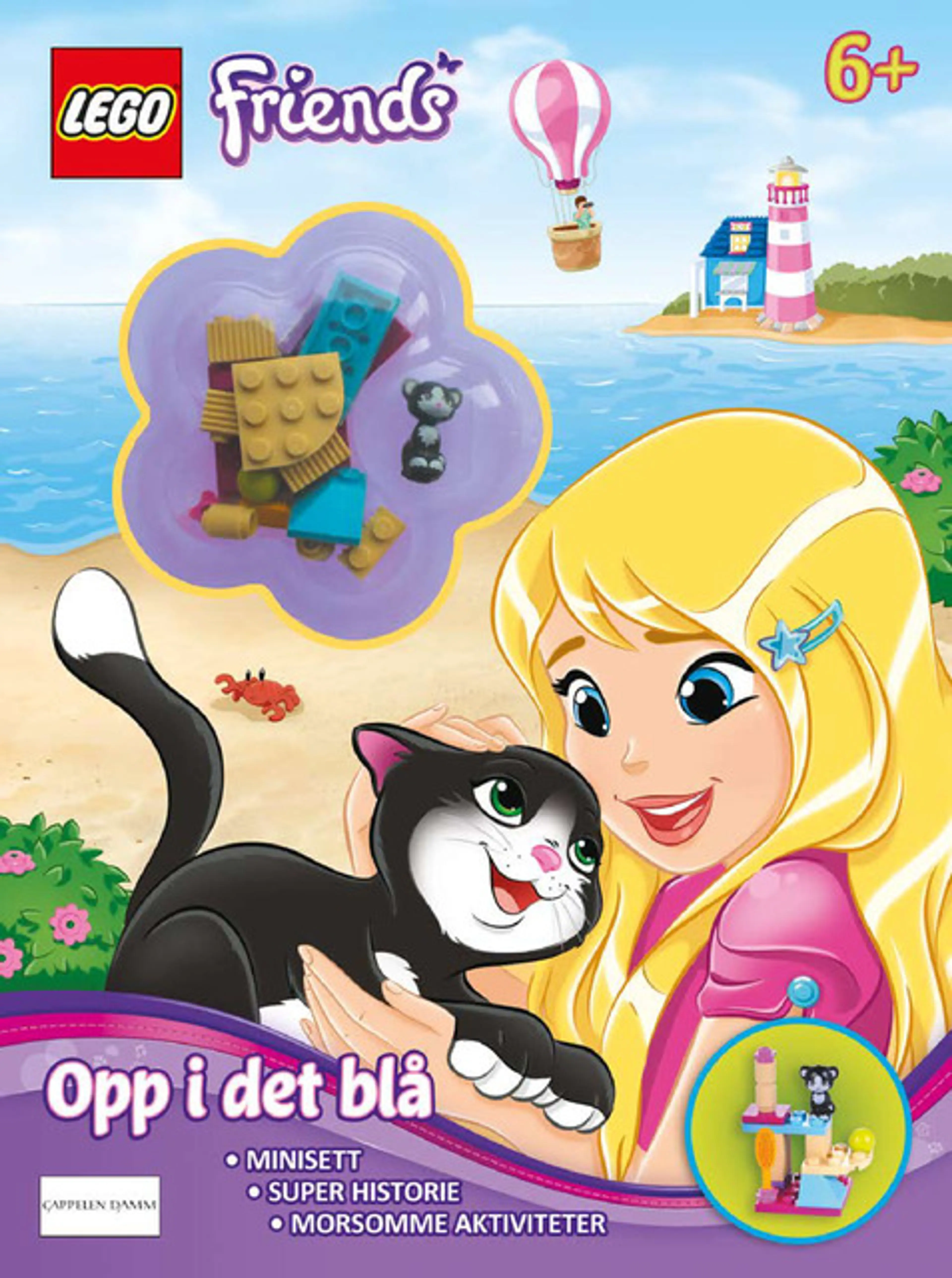 Omslag LEGO® Friends - Opp i det blå (Heftet)