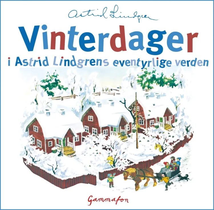 Omslag Vinterdager i Astrid Lindgrens verden av Astrid Lindgren (Lydbok)