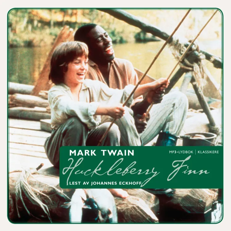 Omslag Huckleberry Finn av Mark Twain (CD)