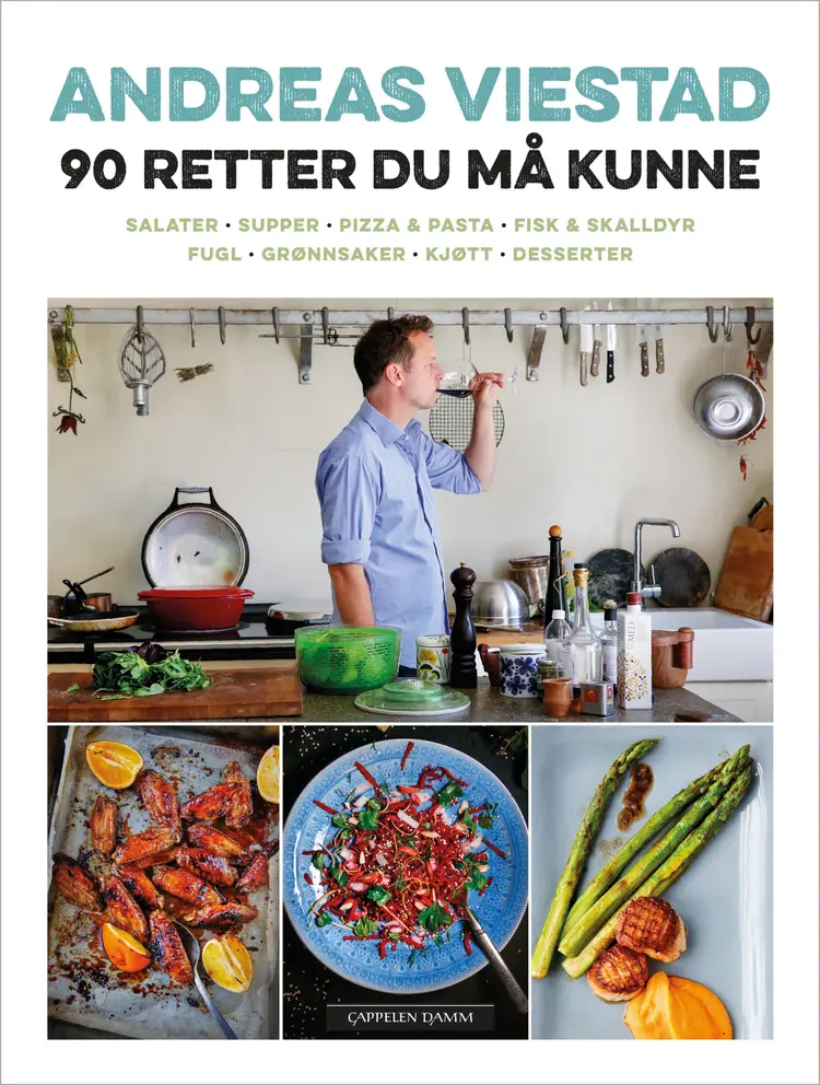 Omslag 90 retter du må kunne av Andreas Viestad (Innbundet)