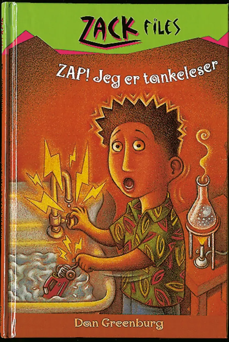 Omslag Zap! Jeg er tankeleser av Dan Greenburg (Innbundet)