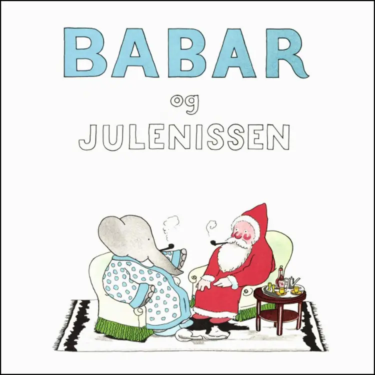 Omslag Babar og julenissen av Jean de Brunhoff (Lydbok)