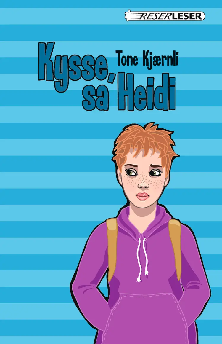 Omslag Kysse, sa Heidi av Tone Kjærnli (Innbundet)