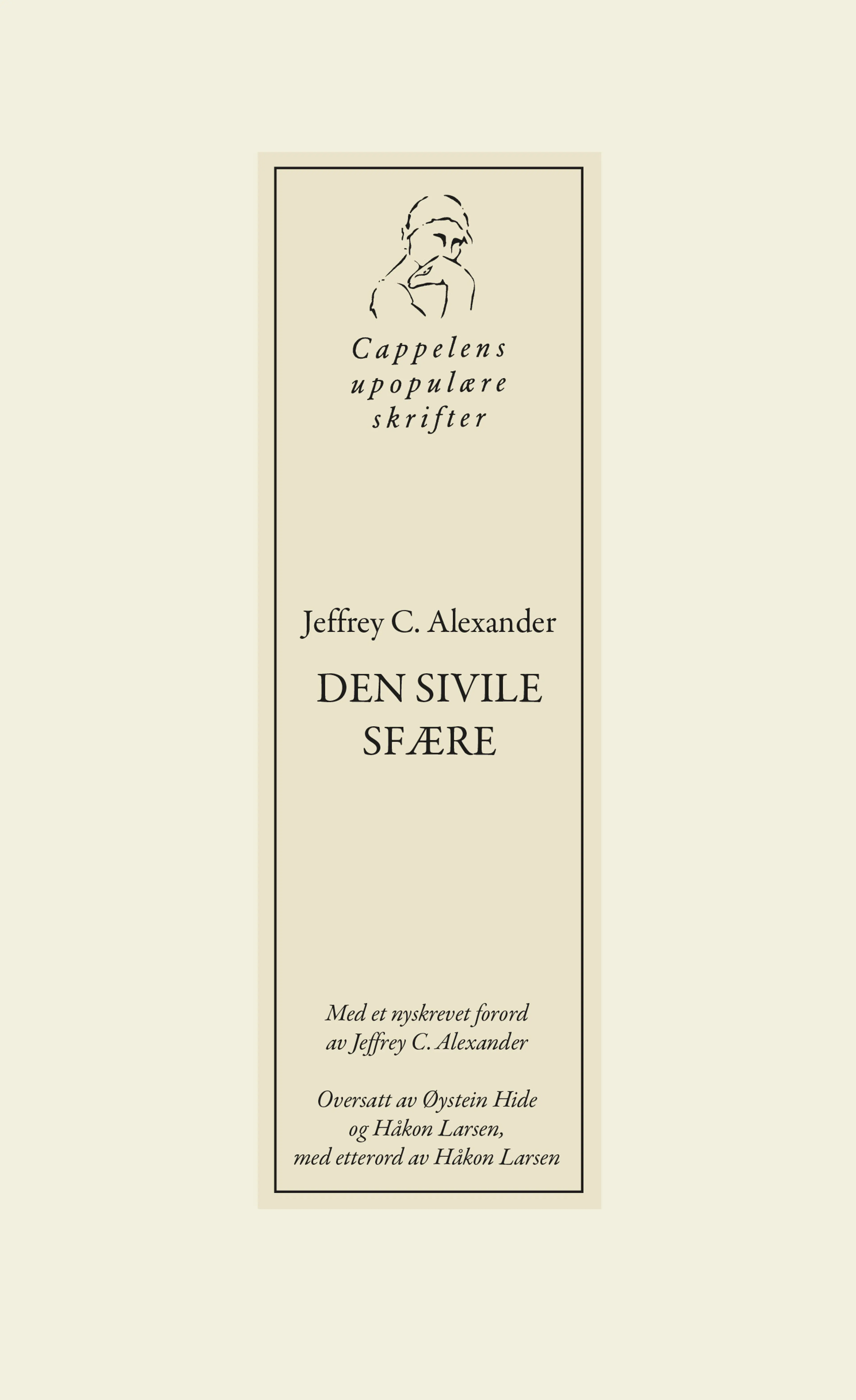 Omslag Den sivile sfære av Jeffrey C. Alexander (Heftet)