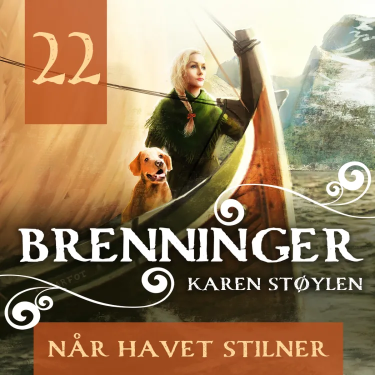 Omslag Når havet stilner av Karen Støylen (Lydbok)