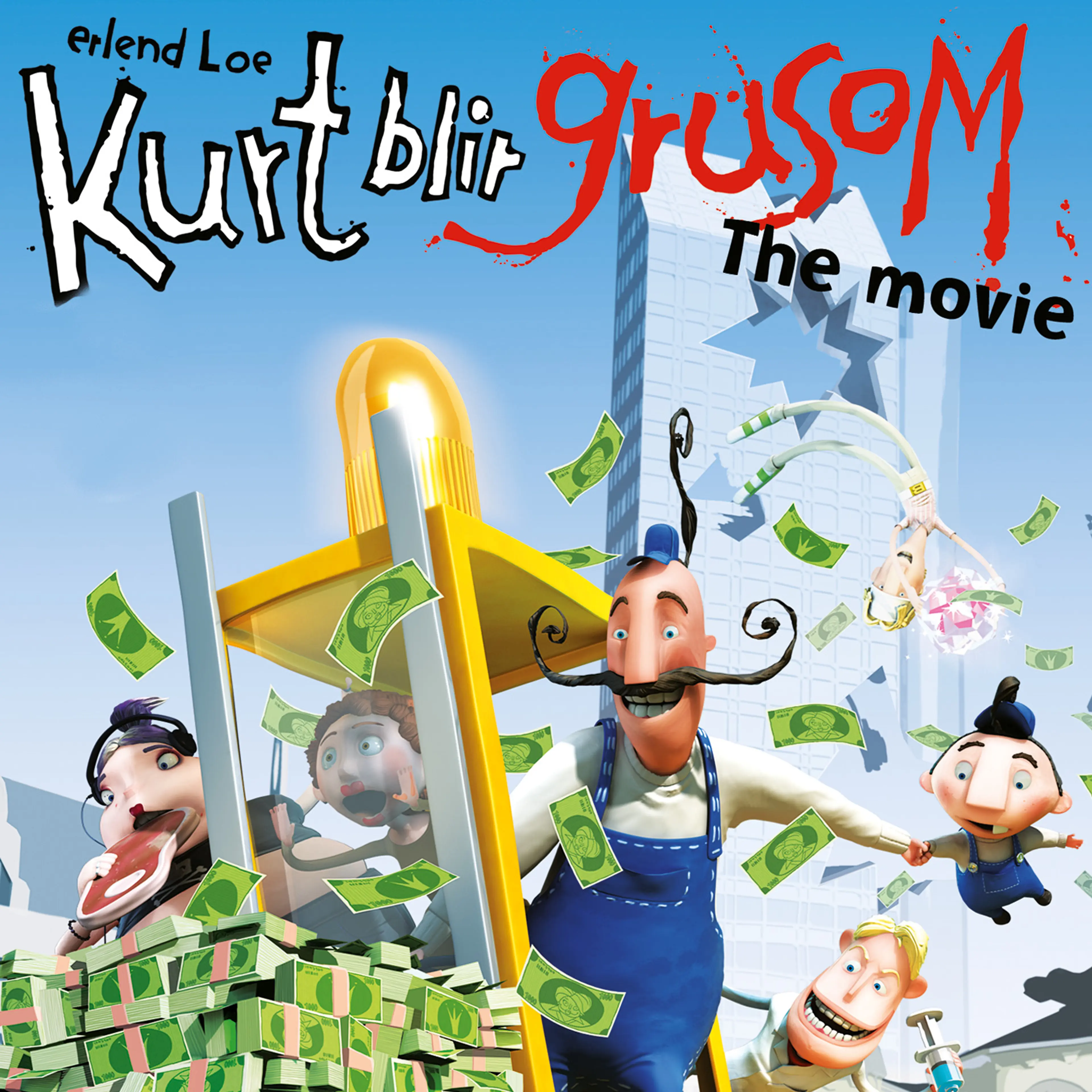 Omslag Kurt blir grusom - the movie av Erlend Loe (Lydbok)