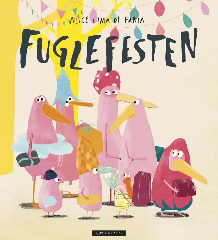 Omslag Fuglefesten av Alice Bjerknes Lima de Faria (Innbundet)