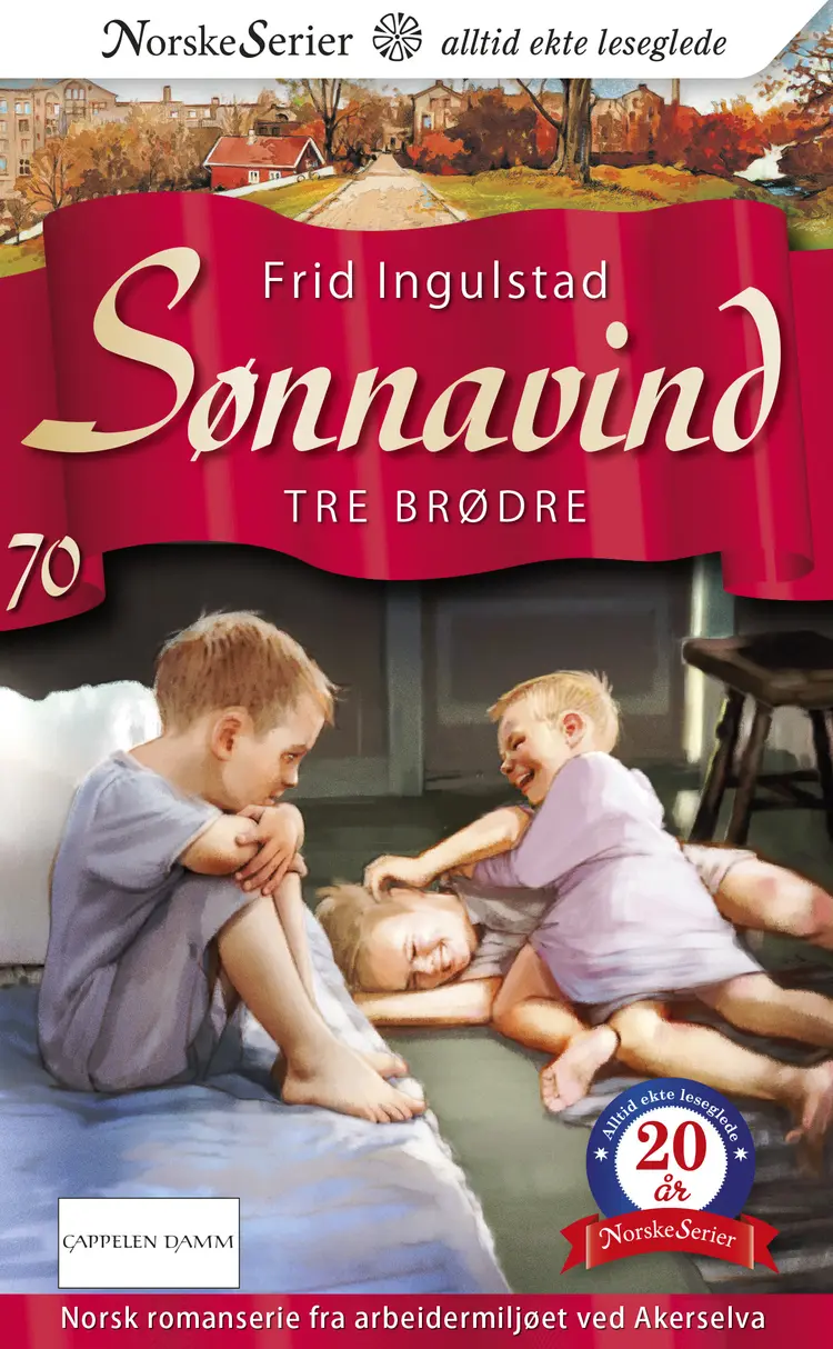 Omslag Tre brødre av Frid Ingulstad (Ebok)