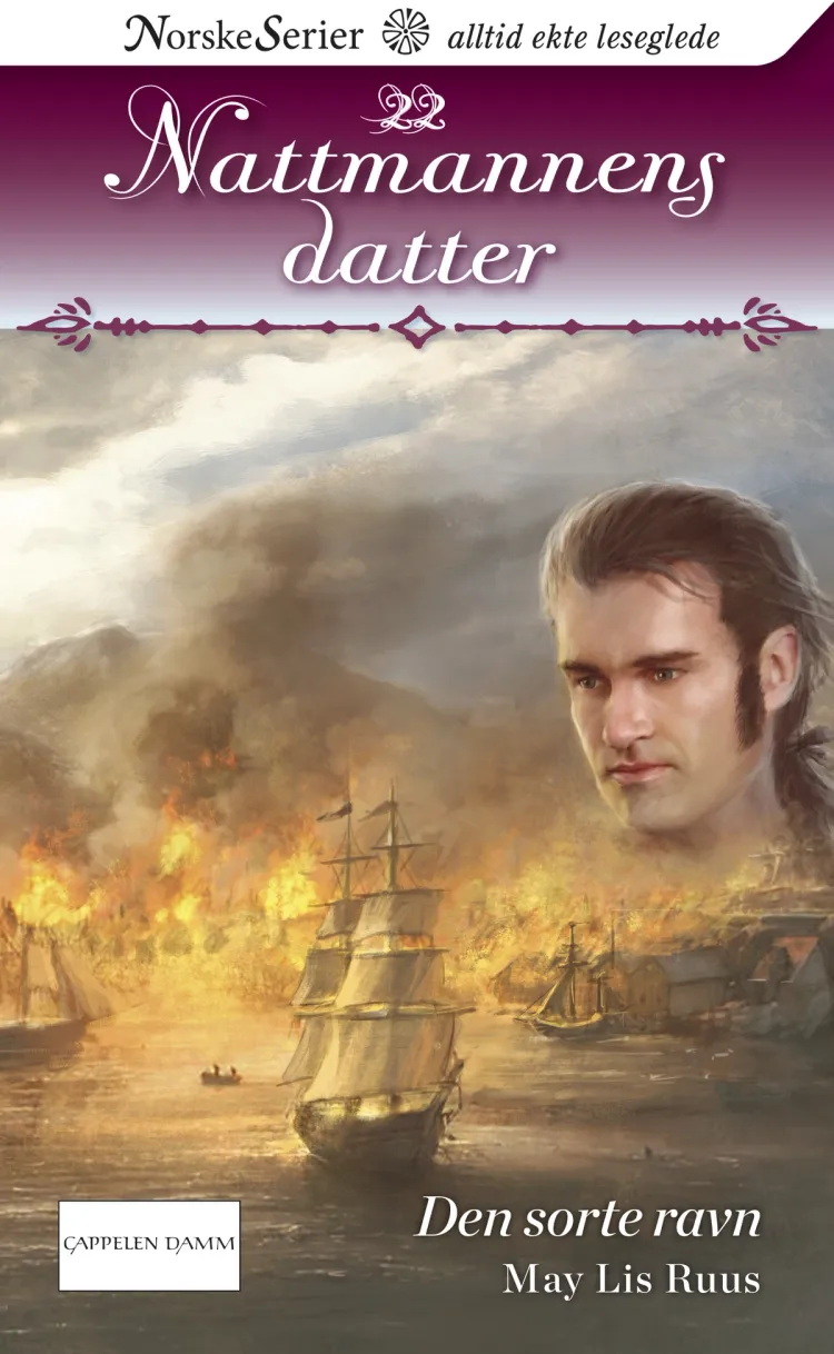 Omslag Den sorte ravn av May Lis Ruus (Ebok)