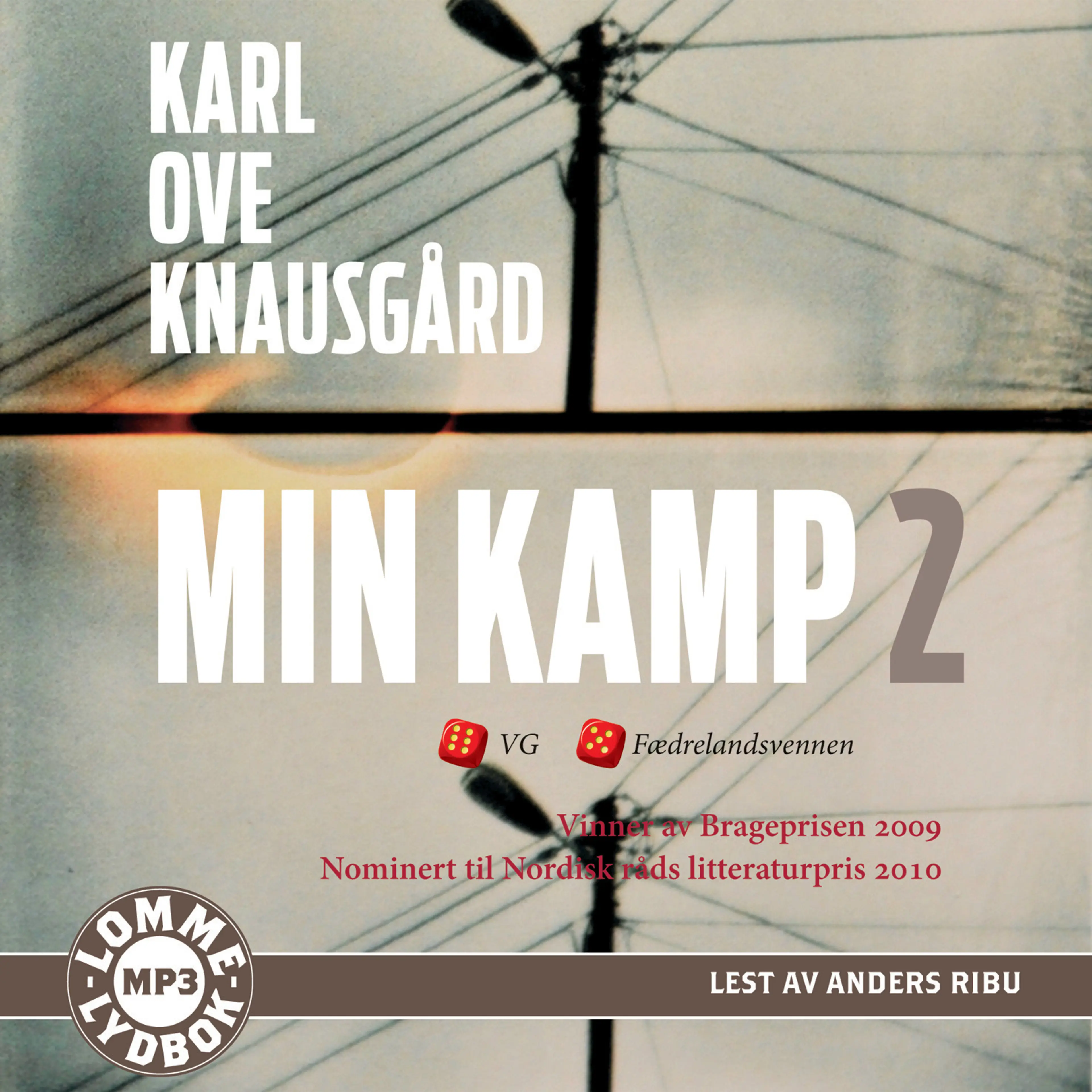 Omslag Min kamp 2 av Karl Ove Knausgård (CD)