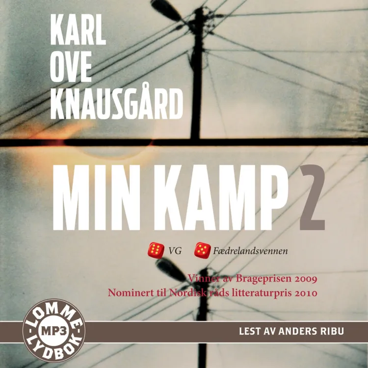 Omslag Min kamp 2 av Karl Ove Knausgård (CD)