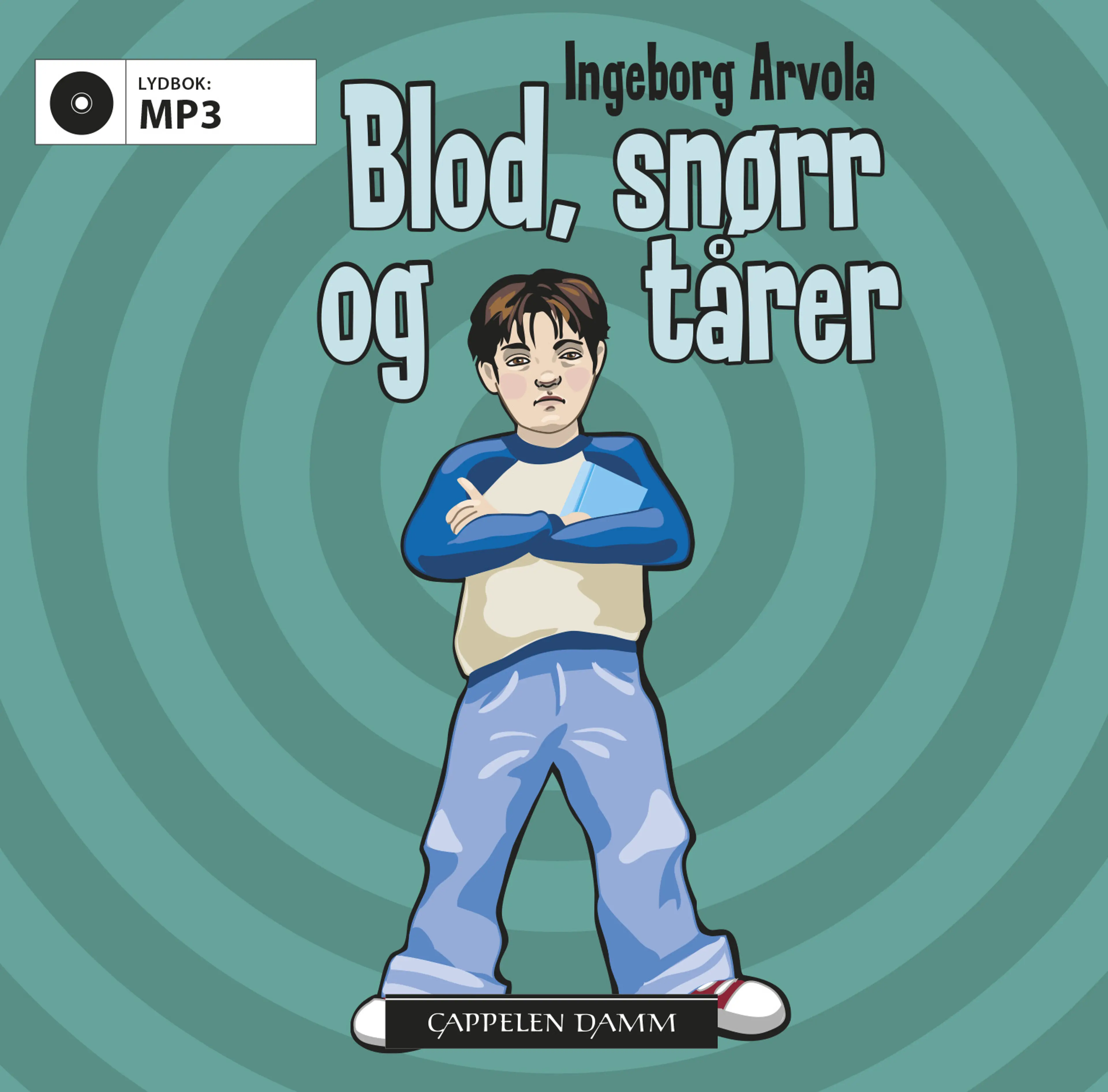 Omslag Blod, snørr og tårer av Ingeborg Arvola (Lydbok)
