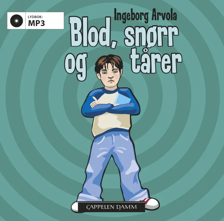 Omslag Blod, snørr og tårer av Ingeborg Arvola (Lydbok)