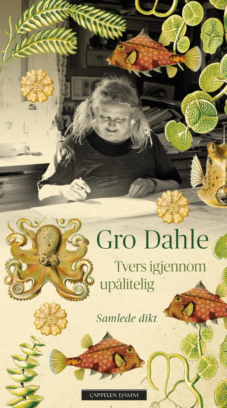 Omslag Tvers igjennom upålitelig av Gro Dahle (Innbundet)