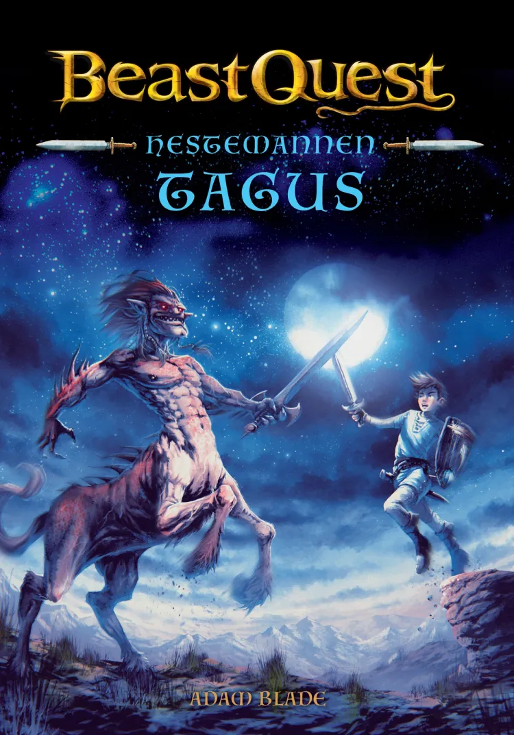 Omslag Beast Quest 4 Hestemannen Tagus av Adam Blade (Innbundet)