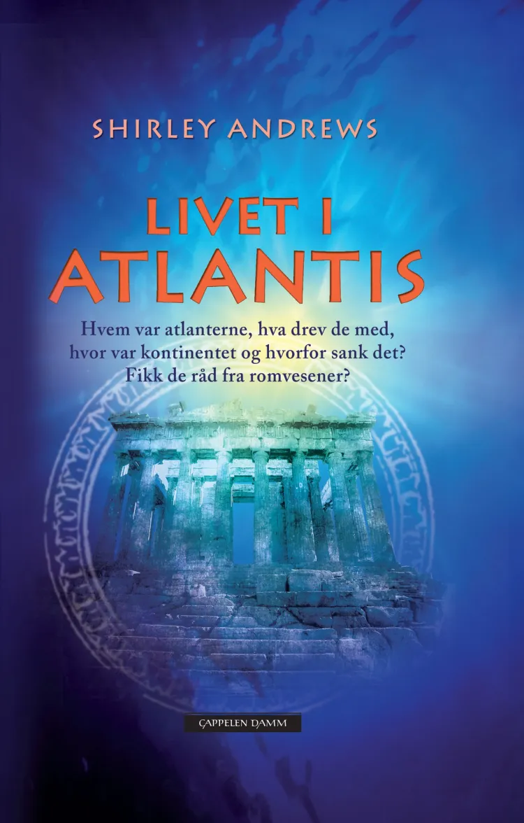 Omslag Livet i Atlantis av Shirley Andrews (Innbundet)