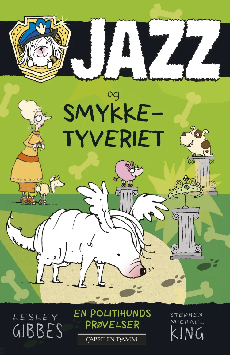 Omslag Jazz og smykketyveriet av Lesley Gibbes (Ebok)
