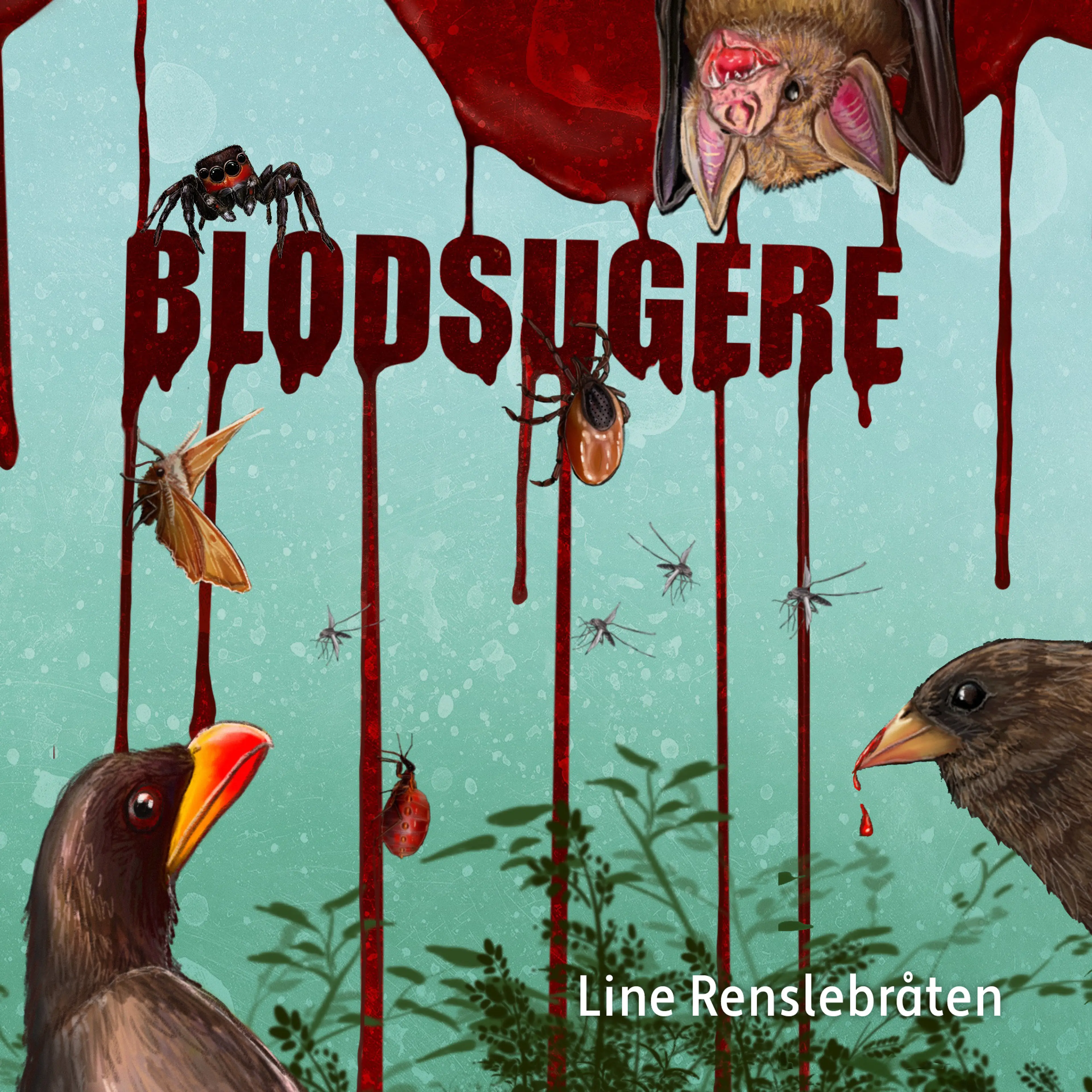 Omslag Blodsugere av Line Renslebråten (Lydbok)