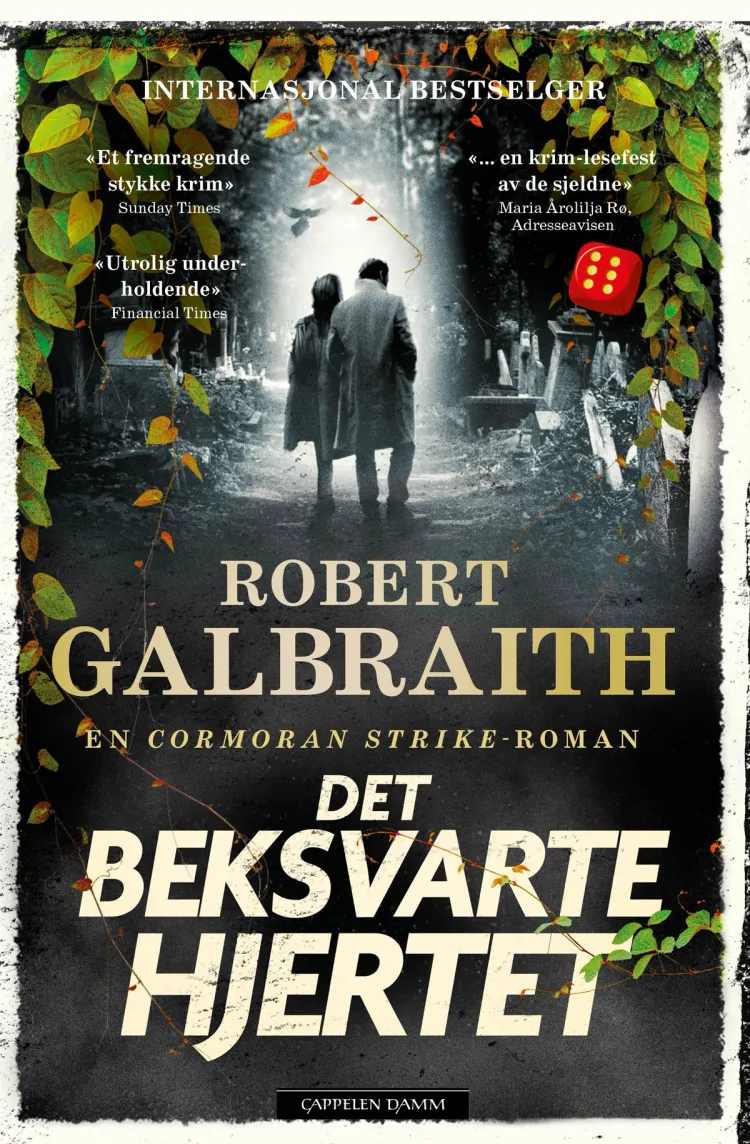 Omslag Det beksvarte hjertet av Robert Galbraith (Innbundet)