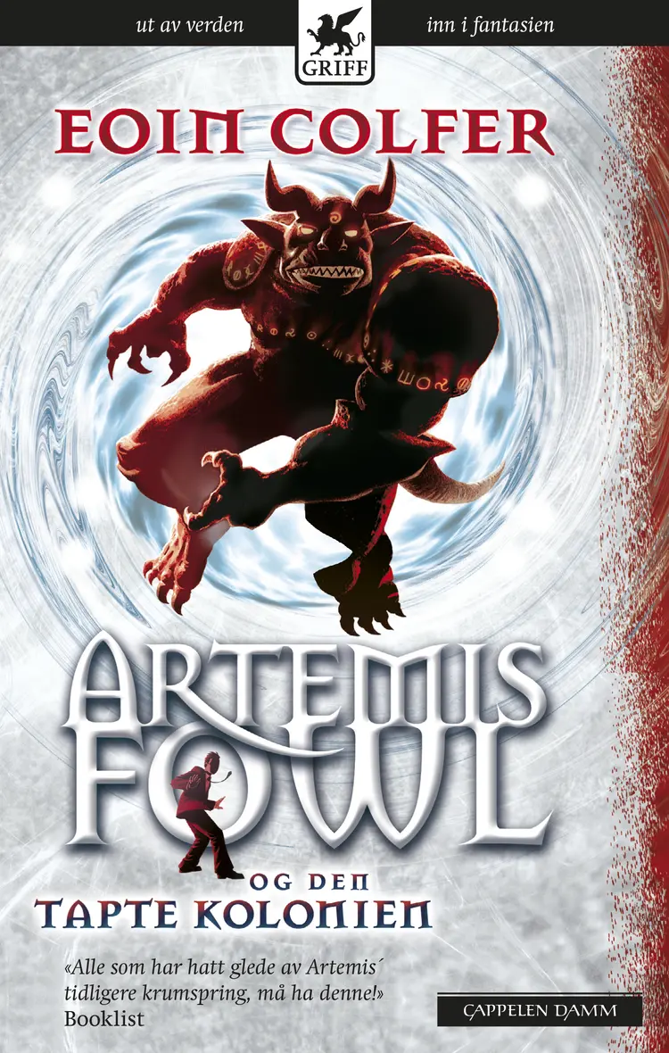 Omslag Artemis Fowl og den tapte kolonien av Eoin Colfer (Heftet)