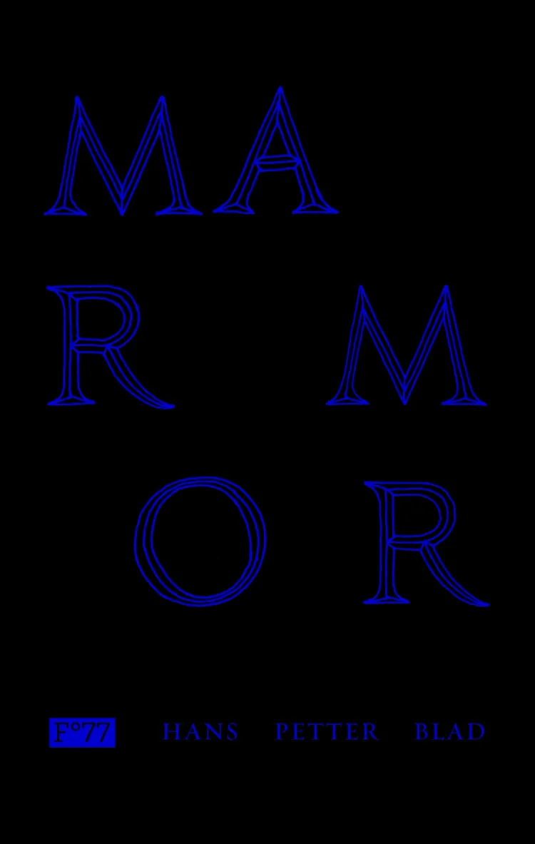 Omslag Marmor av Hans Petter Blad (Heftet)