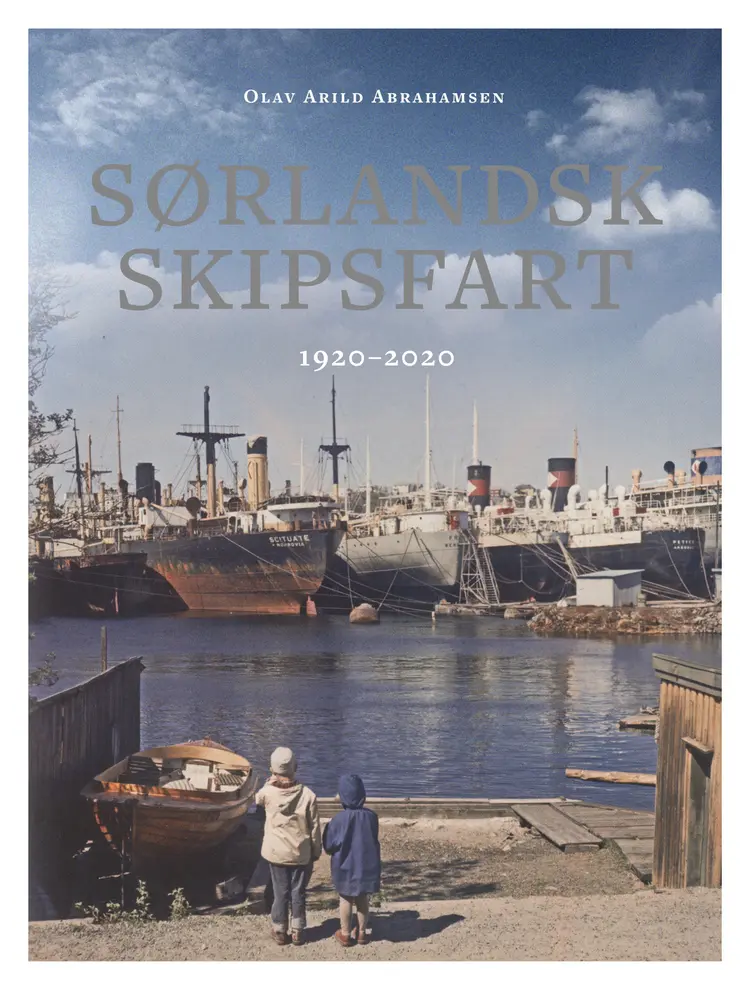 Omslag Sørlandsk skipsfart av Olav Arild Abrahamsen (Innbundet)