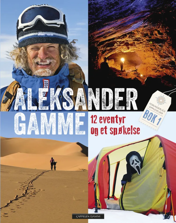 Omslag 12 eventyr og et spøkelse av Aleksander Gamme (Innbundet)