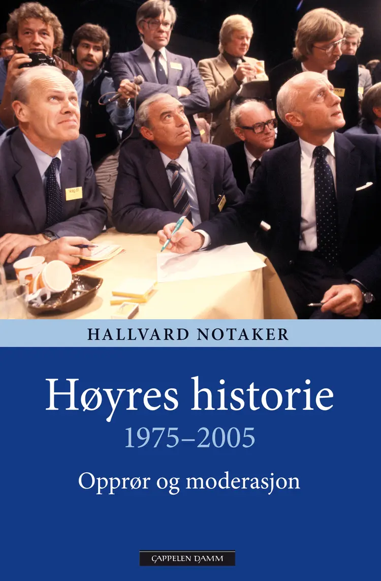 Omslag Høyres historie 1975-2005 av Hallvard Notaker (Ebok)