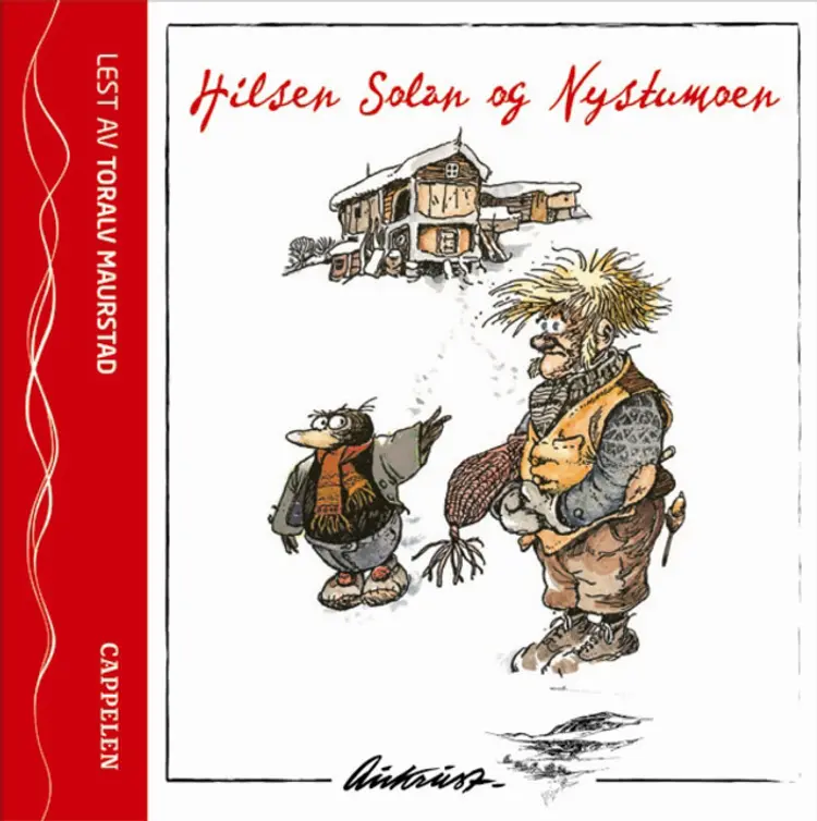 Omslag Hilsen Solan og Nystumoen av Kjell Aukrust (Lydbok)