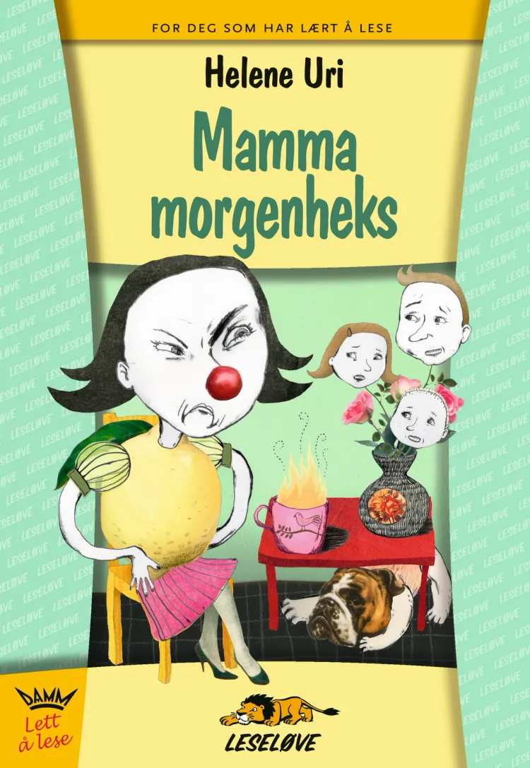 Omslag Leseløve - Mamma morgenheks av Helene Uri (Innbundet)