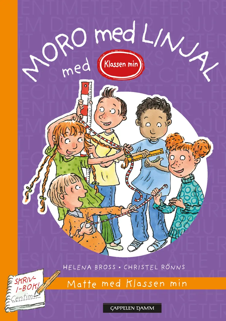 Omslag Klassen min - Moro med linjal av Helena Bross (Innbundet)