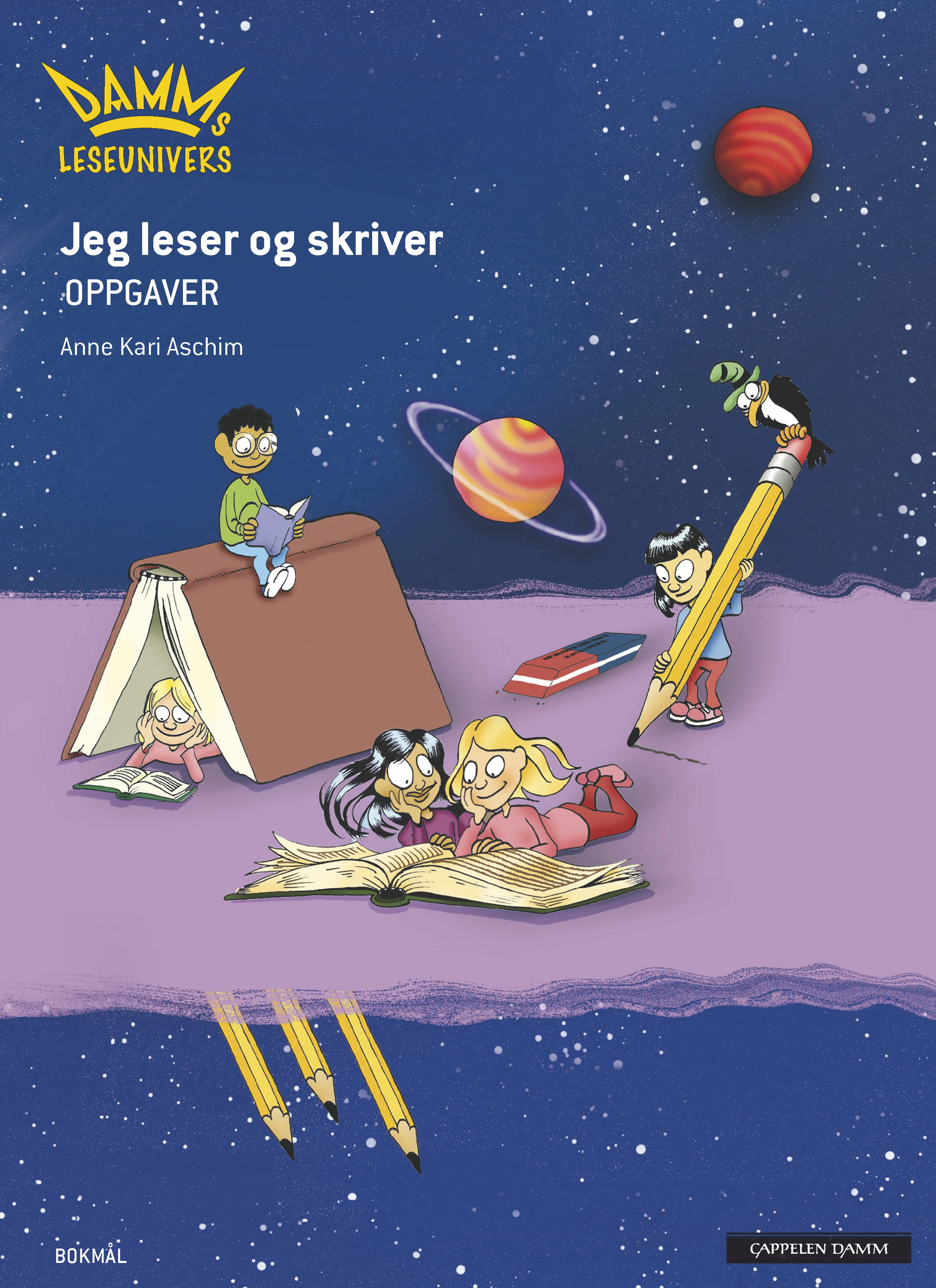 Omslag Jeg leser og skriver - Oppgaver av Anne Kari Aschim (Heftet)