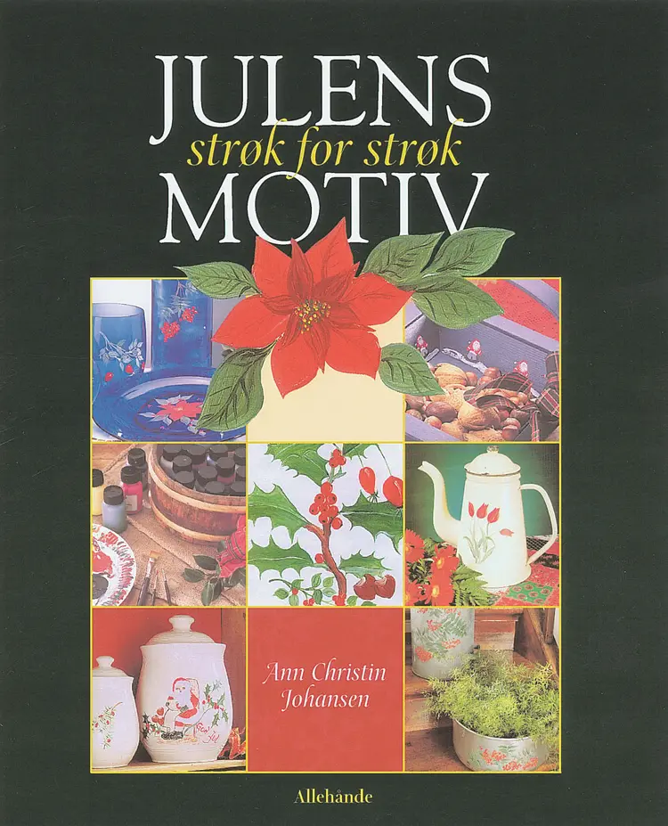 Omslag Blomstermotiv av Ann Chr. Johansen (Innbundet)