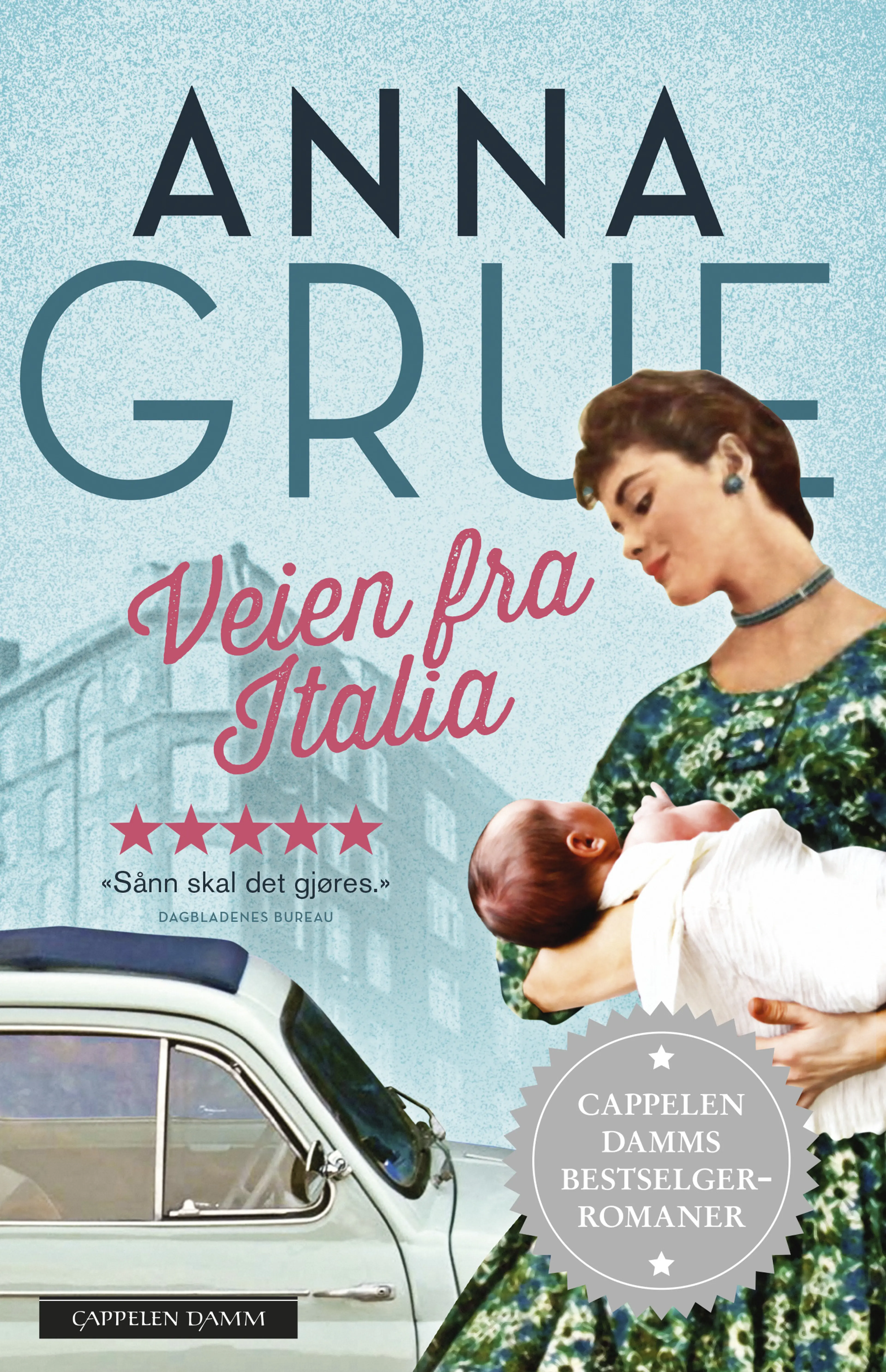 Omslag Veien fra Italia av Anna Grue (Ebok)