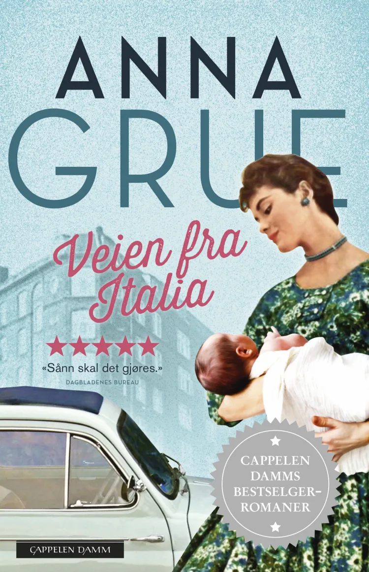 Omslag Veien fra Italia av Anna Grue (Ebok)