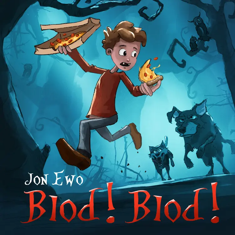 Omslag Blod! Blod! av Jon Ewo (Lydbok)