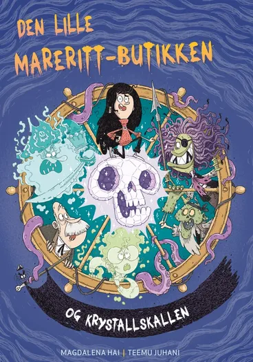 Omslag Den lille mareritt-butikken og krystallskallen av Magdalena Hai (Innbundet)