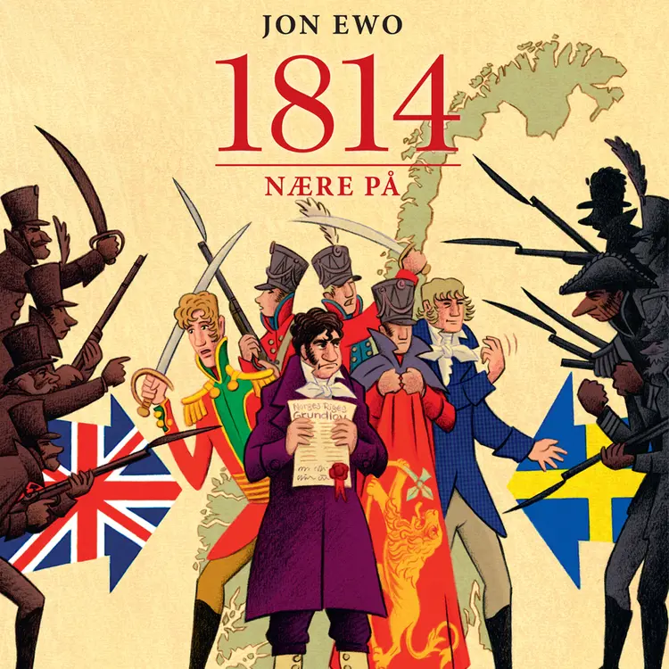 Omslag 1814 av Jon Ewo (Lydbok)