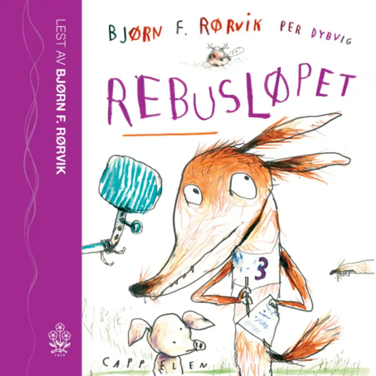 Omslag Rebusløpet av Bjørn F. Rørvik (Lydbok)