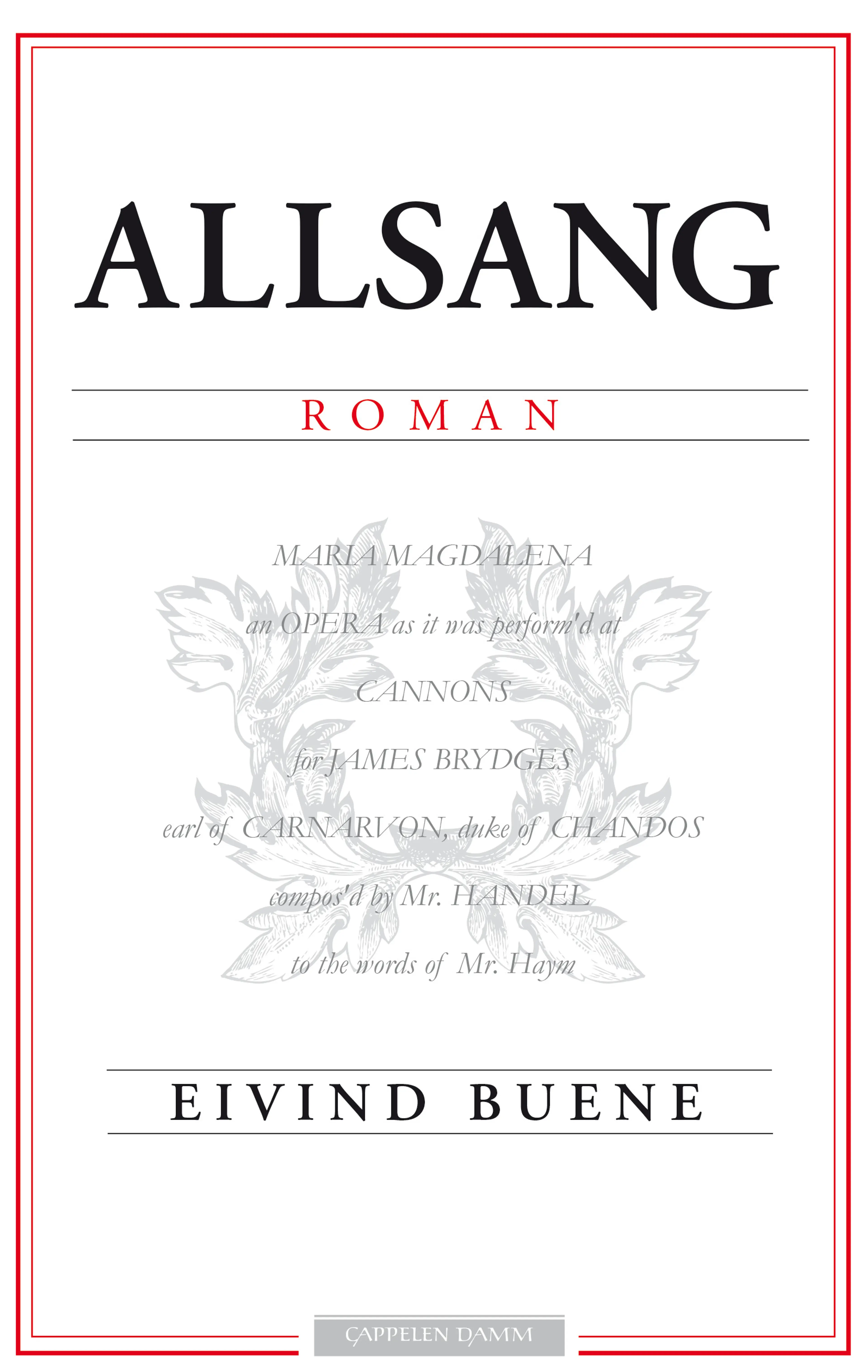 Omslag Allsang av Eivind Buene (Ebok)