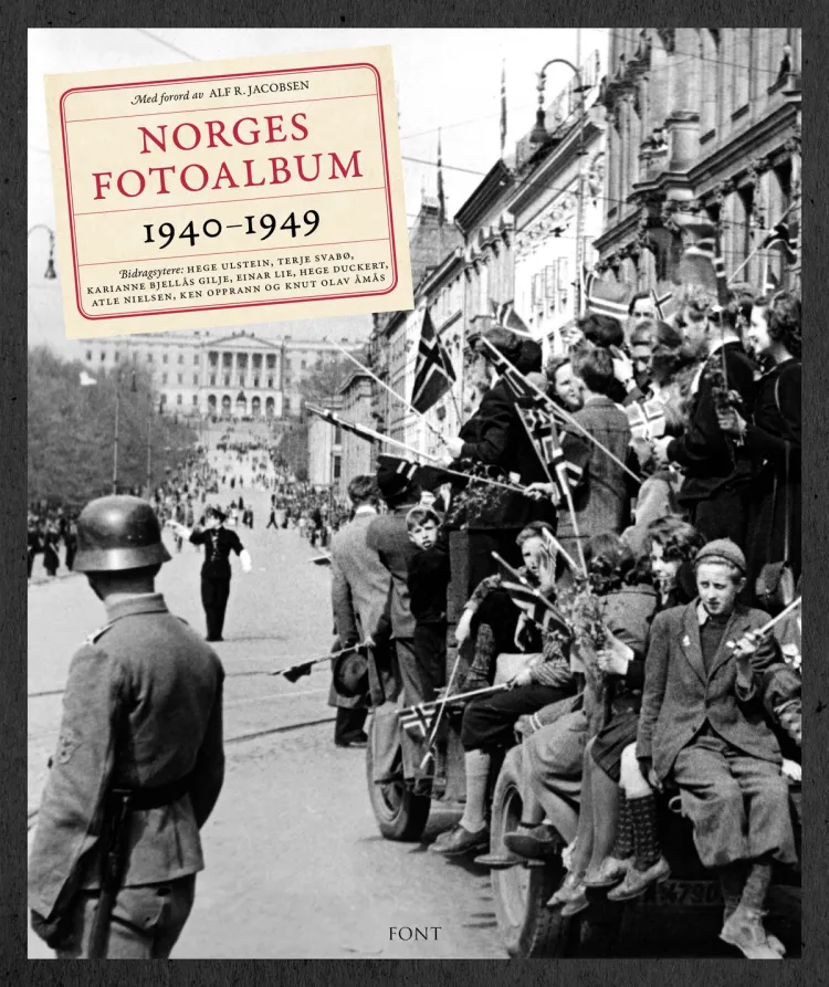 Omslag Norges fotoalbum 1940-1949 (Innbundet)