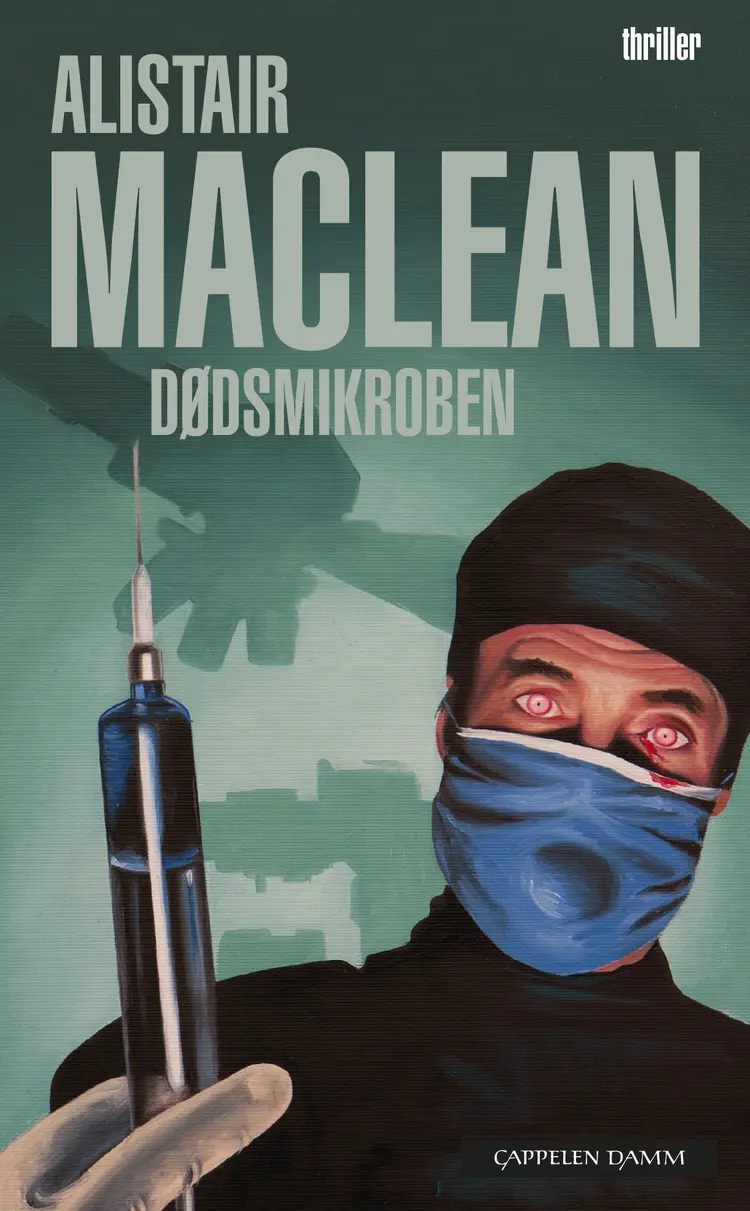 Omslag Dødsmikroben av Alistair MacLean (Heftet)