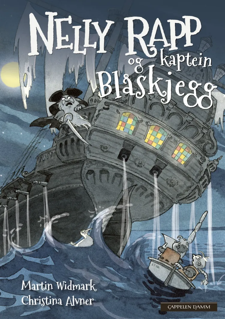 Omslag Nelly Rapp og kaptein Blåskjegg av Martin Widmark (Ebok)